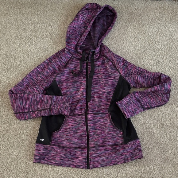 Ideology Pink and Black Hooded Jacket size medium - Picture 1 of 8